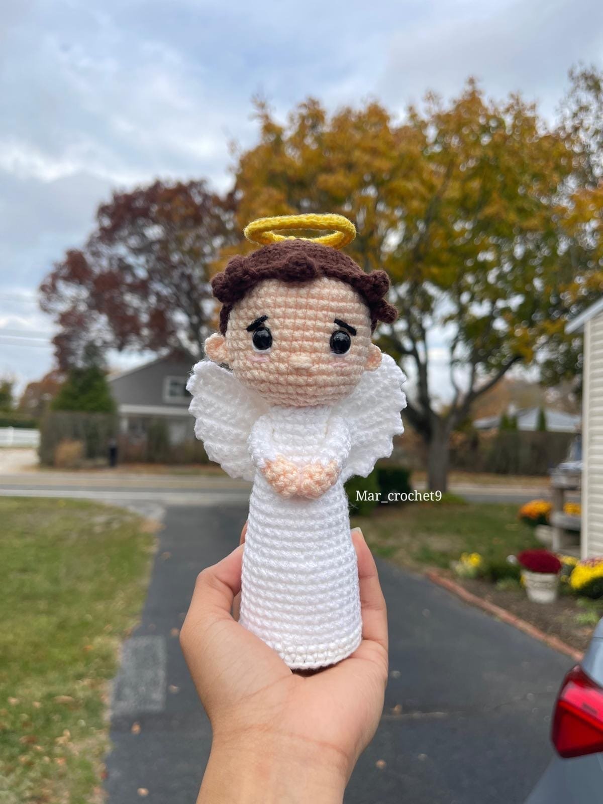 Angel crochet plushie